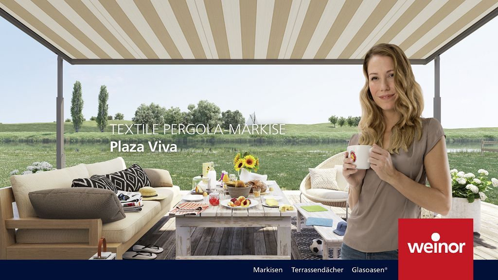 Sonnenschutz mit Muster